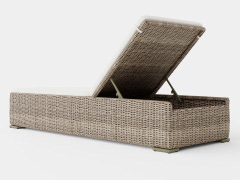 Orlando sun lounger vintage 3D Model