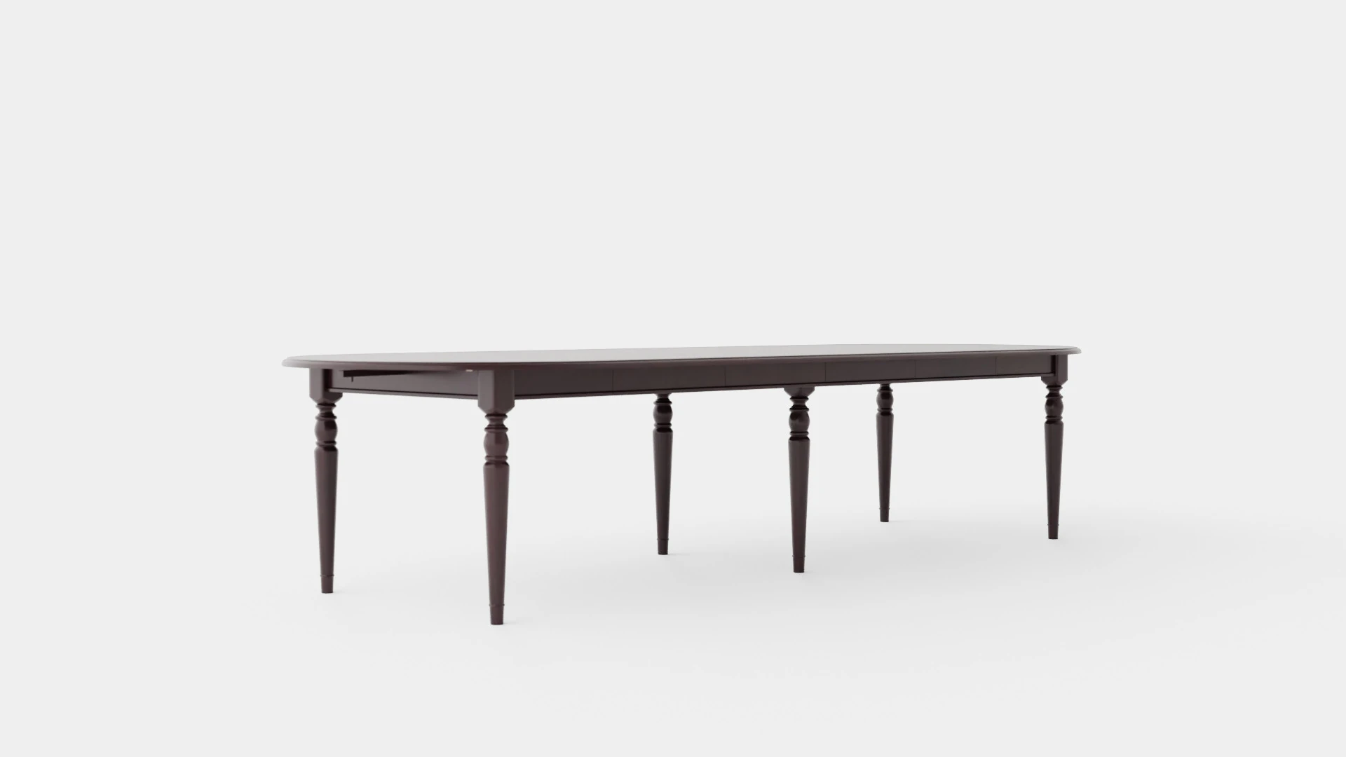 Osterville dining table English 3D Model .c4d .max .obj .3ds .fbx .stl .blend 