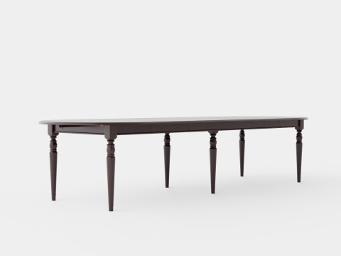 Osterville dining table English 3D Model