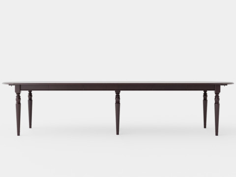 Osterville dining table English 3D Model