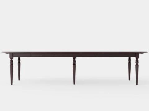 Osterville dining table English 3D Model