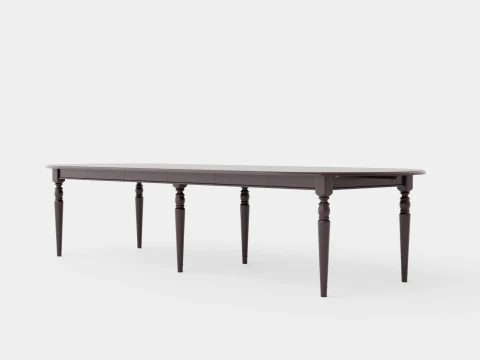 Osterville dining table English 3D Model