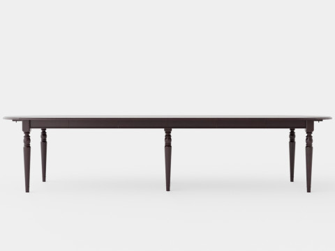 Osterville dining table English 3D Model