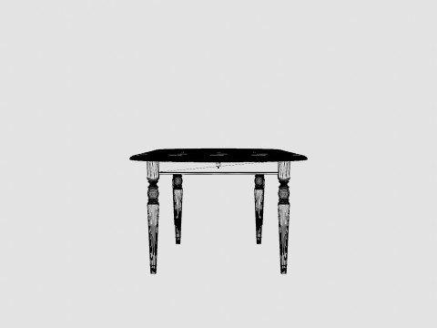 Osterville dining table English 3D Model