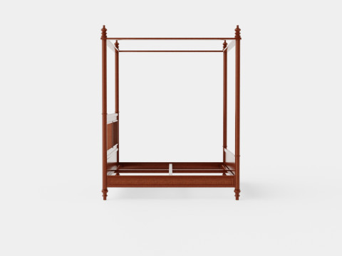 Pacific Polster canopy bed 3D मॉडल