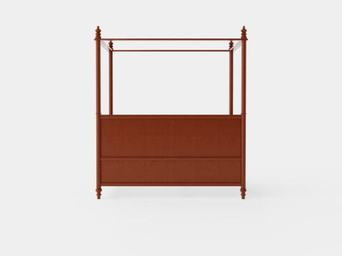 Pacific Polster canopy bed 3D मॉडल