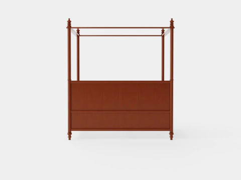 Pacific Polster canopy bed 3D Model