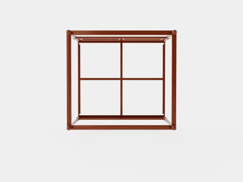 Pacific Polster canopy bed 3D मॉडल