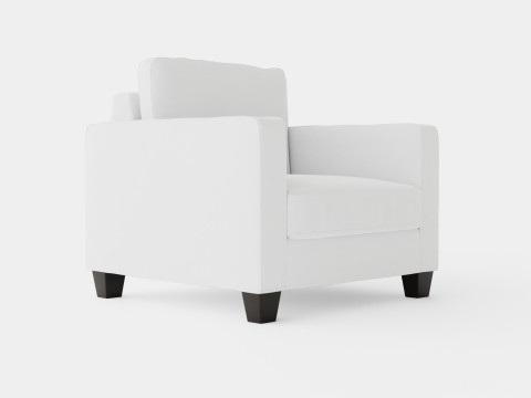 Plaza armchair off white 3Dモデル