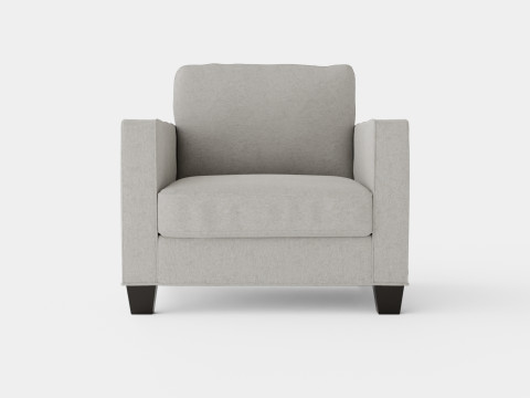 Plaza armchair sand 3D Model