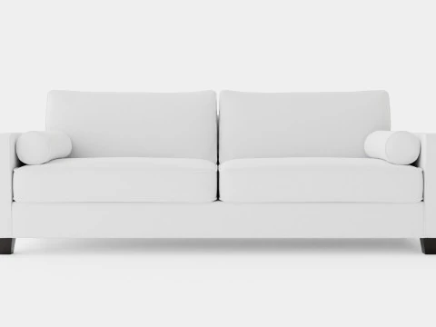 Plaza sofa off white 3D Model