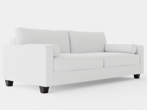 Plaza sofa off white 3D 모델