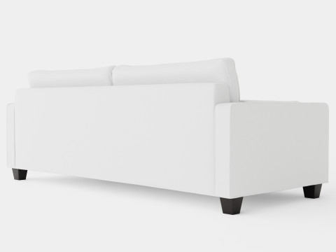 Plaza sofa off white 3D 모델