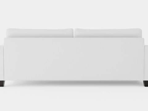 Plaza sofa off white 3D Model