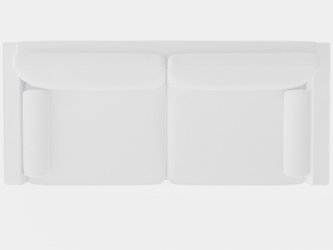 Plaza sofa off white 3D 모델
