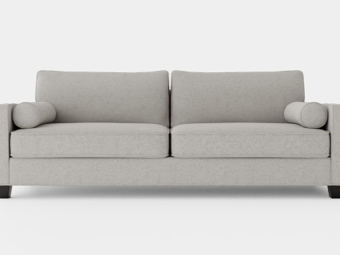 Plaza sofa sand 3D Model