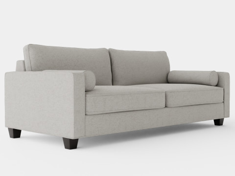 Plaza sofa sand Modelo 3D