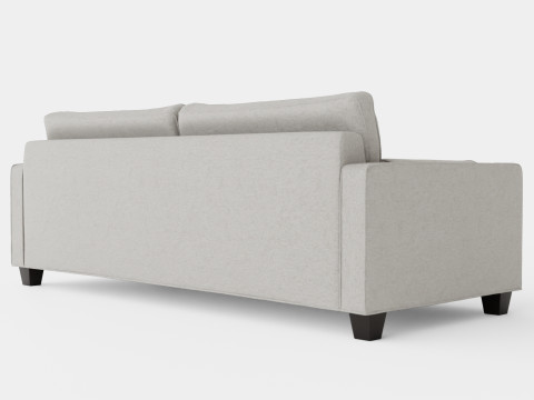 Plaza sofa sand Modelo 3D