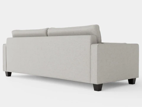 Plaza sofa sand 3D Model