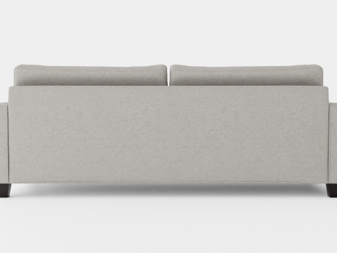 Plaza sofa sand Modelo 3D