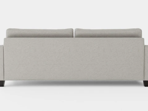 Plaza sofa sand 3D Model