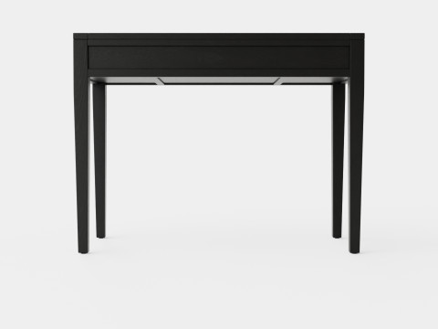 Pocasset desk console table black oak Modelo 3D