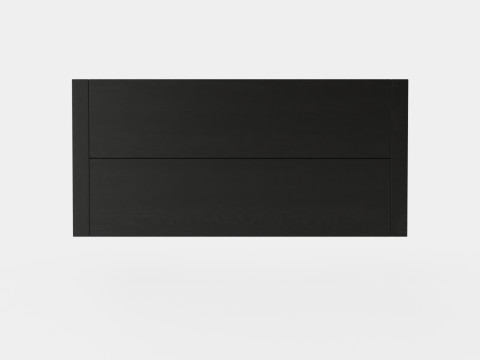 Pocasset desk console table black oak Modelo 3D