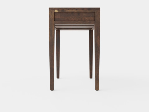 Pocasset desk console table wenge 3D 모델