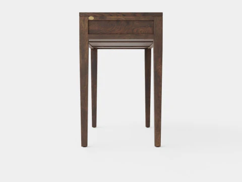 Pocasset desk console table wenge 3D Model