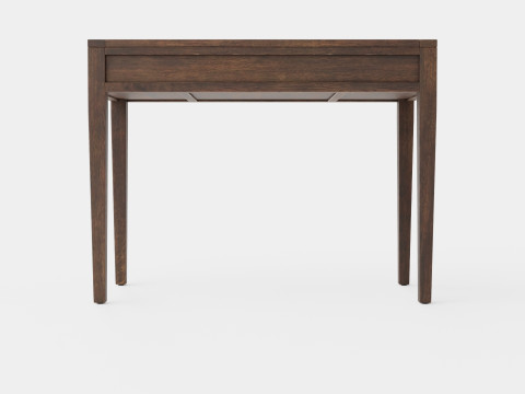 Pocasset desk console table wenge 3D 모델
