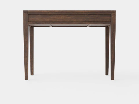 Pocasset desk console table wenge 3D Model