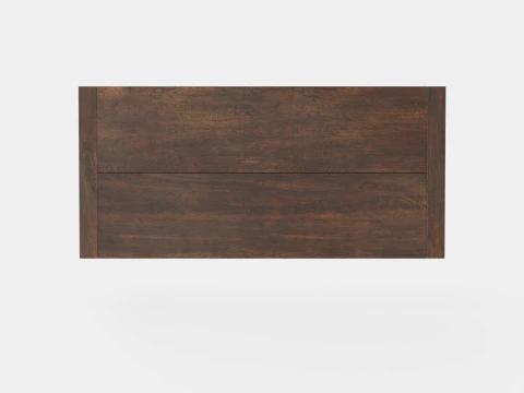 Pocasset desk console table wenge 3D Model