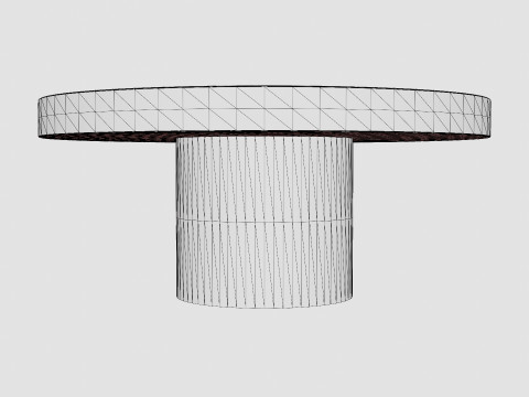 Regent coffee table grey 3D 模型