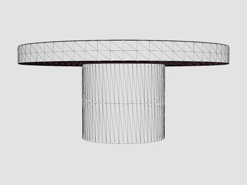 Regent coffee table grey 3D Model
