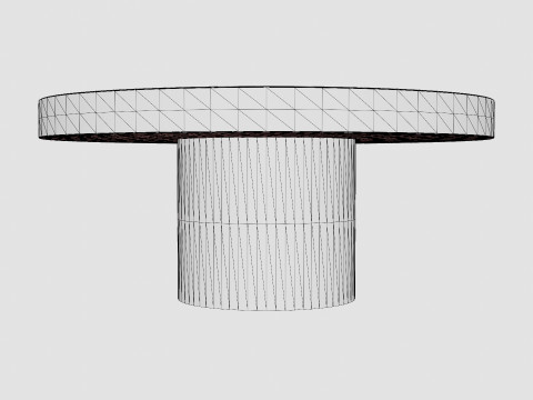 Regent coffee table grey 3D 模型