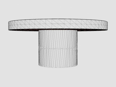 Regent coffee table grey 3D Model