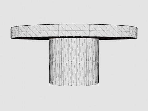 Regent coffee table grey 3D 模型