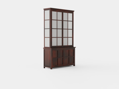 Rhode Island display cabinet English 3D 模型