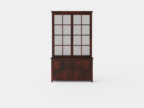 Rhode Island display cabinet English 3D मॉडल