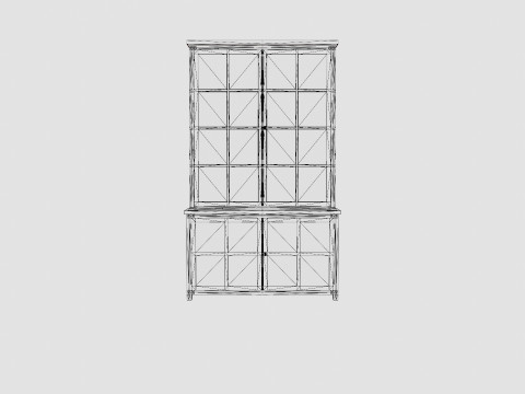 Rhode Island display cabinet English 3D मॉडल