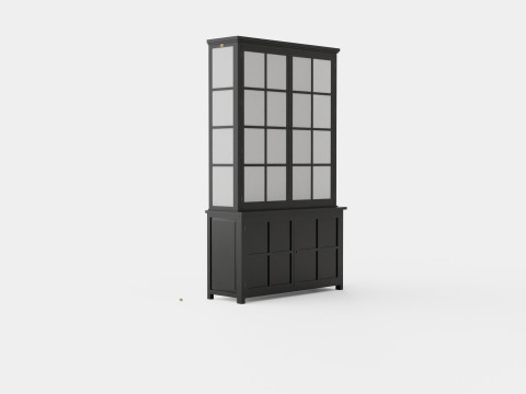 Rhode Island display cabinet black 3D 模型