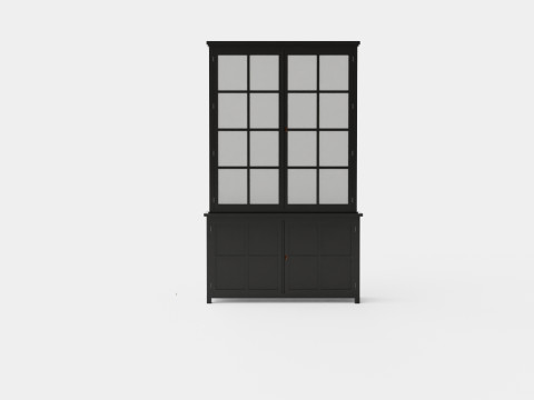 Rhode Island display cabinet black Modelo 3D