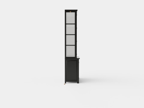 Rhode Island display cabinet black Modelo 3D