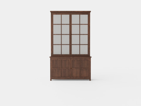 Rhode Island display cabinet wenge 3D Модель
