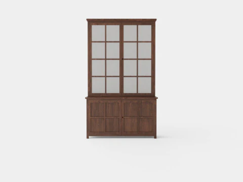 Rhode Island display cabinet wenge 3D Model