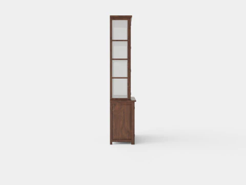 Rhode Island display cabinet wenge 3D Model
