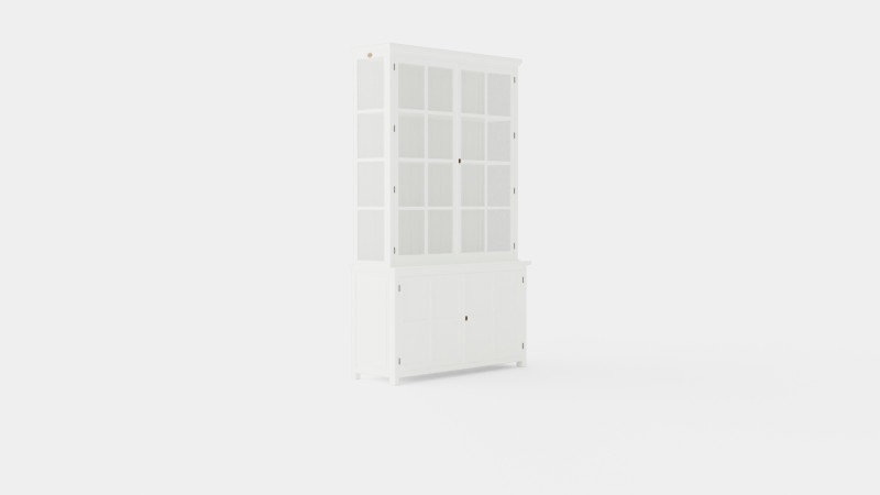 Rhode Island display cabinet white 3D मॉडल .c4d .max .obj .3ds .fbx .stl .blend 
