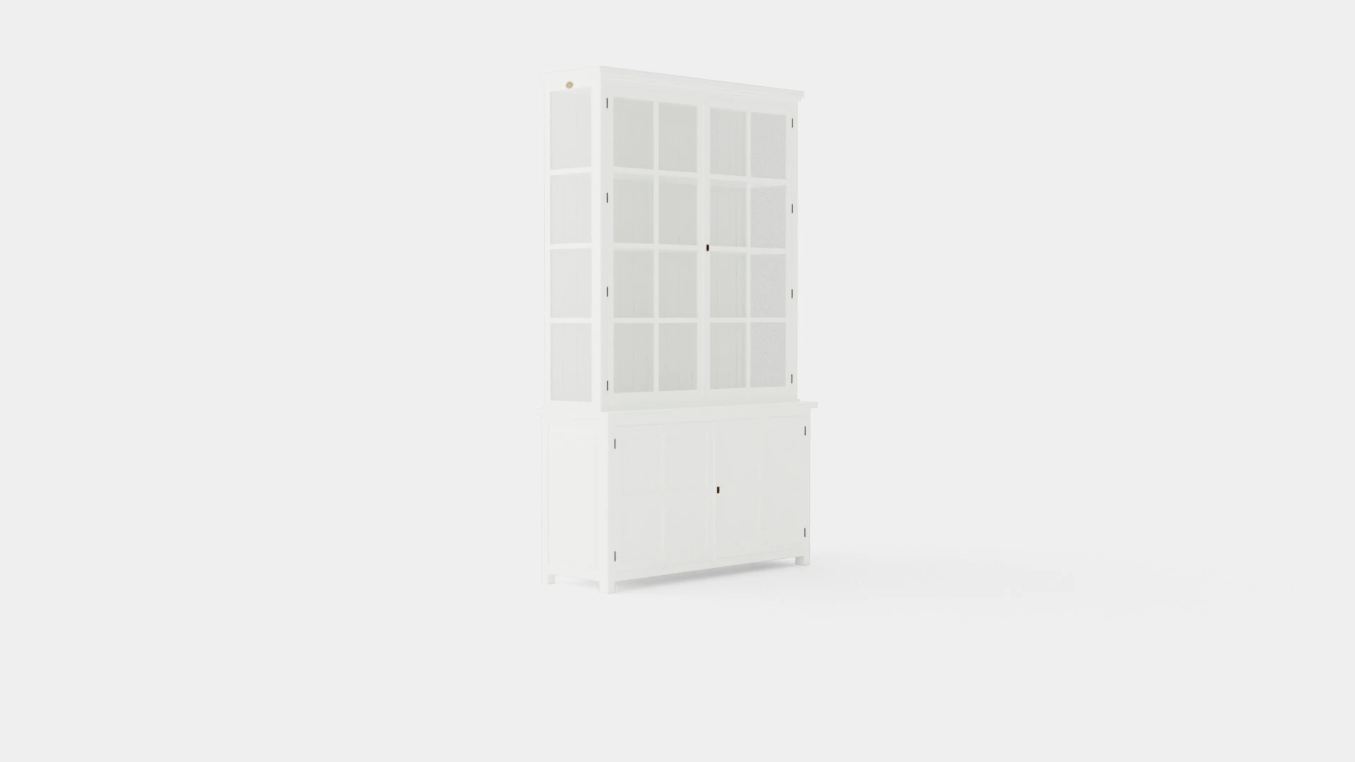 Rhode Island display cabinet white 3D Model .c4d .max .obj .3ds .fbx .stl .blend 