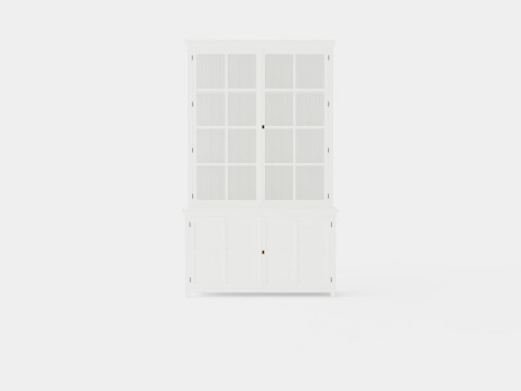 Rhode Island display cabinet white 3D मॉडल