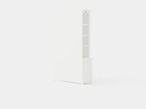 Rhode Island display cabinet white 3D Model